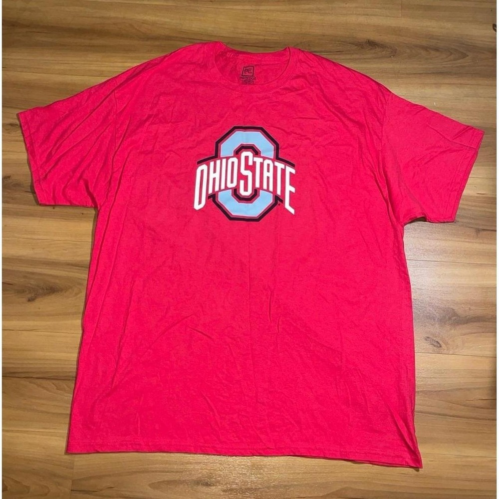 Mens NWOT Pro Edge Ohio State Crewneck Cotton Short Sleeve T-Shirt